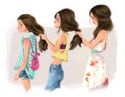 3 Sisters Lana Mary Angela Patsydemarco Lanarusso Could Have Been Us Way Back When Drawings Of Friends Best Friend Drawings Sisters Drawing