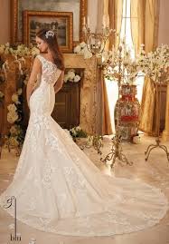 Blu By Mori Lee 5471 Off The Shoulder Lace Fit Flare Wedding Dress Off White Bride Mori Lee Wedding Dress Bridal Wedding Dresses Wedding Dress Styles