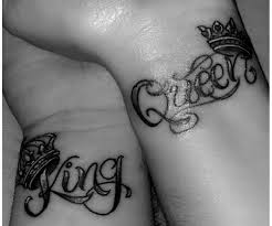 King And Queen Couples Tattoo King Queen Couplestattoo Couple Tattoos Couples Tattoo Designs Queen Tattoo