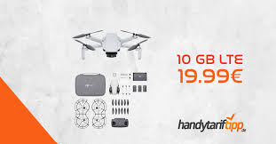 Die geräte sind sogar so robust, dass sie ihre action cam an einer drohne befestigen und unvergleichliche luftaufnahmen machen können. Dji Mavic Mini Drohne Mit 10 Gb Lte Nur 19 99 Handytariftipp