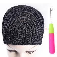 Continue all the way down your hair and secure with a hair tie. Amazon Com Refined Braided Wig Caps Crotchet Cornrows Cap For Easier Sew In Caps For Making Wig Glueless Hair Net Liner Crochet Wig Caps Cornrows Caps 1pcs Beauty
