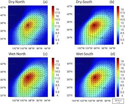 Erek erek 11 sampai 20. Characteristics And Variations Of Low Level Jets And Environmental Factors Associated With Summer Precipitation Extremes Over The Great Plains In Journal Of Climate Volume 32 Issue 16 2019