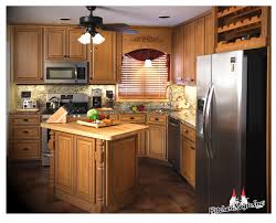 Dark Wild Apple With Brown Glaze Cabinets Granite Countertop Www Kitchenmagic Com Kitchen Remodel Inspiration Kitchen Cabinet Colors Kitchen Style