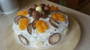 Dickmanns, quark und zitronensaft verrühren. Dickmanntorte Mit Mandarinen Alinas Backzauber