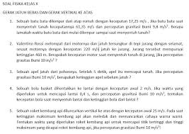 Kumpulan latihan soal fisika kelas xi semester 2 ooleyhich s blog. Latihan Soal Fisika Kelas X Sekolah Tahfidz Durrotul Ummah
