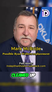 Listen to part of my interview with Mark McBride, a man rumored to be a  possible replacement for Ryan Walters as Oklahoma State Superintendent of  Public Instruction., Mark McBride is a former lawmaker ...