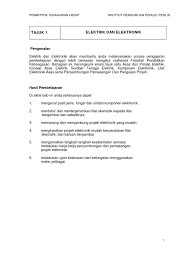 Petir biasa datangnya dari geseran partikel yang berlaku di dalam awan. Modul Elektrik Dan Elektronik 3