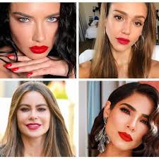 Brighter lip colors complement blonde hair. 17 Latina Stars Who Look Spectacular With Red Lipstick Photo 1