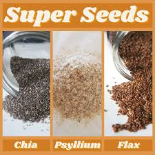 3 Super Seeds Chia Psyllium And Flax Seeds Caloriebee