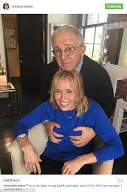 20 view slideshow rachel murray/getty images for emily's list. Chelsea Handler Lets Her Manager Irving Azoff Grab Her Breasts In Bizarre Instagram Daily Mail Online