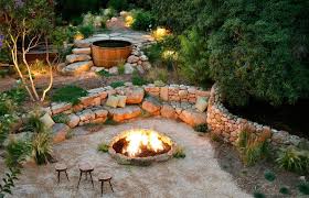 Would not work for a grill, however, so i am happy with this folding stainless steel fire pit model. Holly Lepere Studio Sloped Backyard Fire Pit Backyard Outdoor Fire Pit Designs