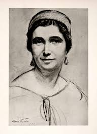 1927 Print Cornelia Chapin Albert Sterner American Painter Etcher XAS4