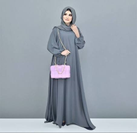 Simple Gray Abaya By Chase Up Abaya for Girls And Womans  Daraz.pk
