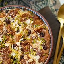 Um Ali Recipe Egyptian Bread Pudding My Big Fat Halal Blog