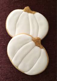 Pumpkin Sugar Cookies Decorated With White Royal Icing And Gold Sandin Pumpkin Sugar Cookies Halloween Sugar Cookies Decorated Pumpkin Sugar Cookies Decorated