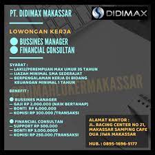 Lowongan kerja tanpa ijazah makassar. Loker Kerja Tanpa Ijazah Gaji Tinggi Loker Kerja Terbaru 2021