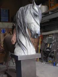 Bronze Horse Sculpture Equines Race Horses Pack Horsecart Horses Plough Horsess Sculpture By Artist Gill Parker Titled Grey Head Bronze Life S Pinteres