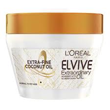 Frizzy hair is usually caused by excessive dryness of the cuticles and hair shaft. Buy Elvive Extraordinary Oil Extra Fine Coconut Oil Mask 300 Ml By L Oreal Paris Online Priceline