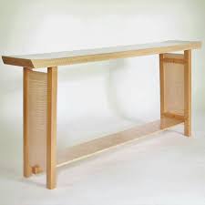 Pin On A Narrow Table Handcrafted Wood Furniture