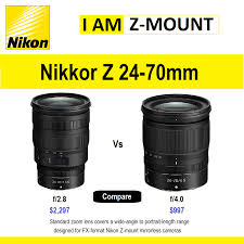 Mechanical vignetting is the bother, though, as it is very distinct by f/2.8, noticeable by f/4.0 and still slightly accented by f/5.6. Nikon Z 24 70 F2 8 Vs F4 Nikon Mirrorless Camera Buying Guide Nikon