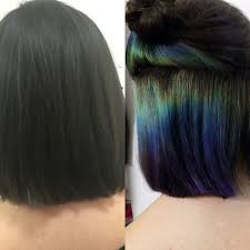 Peacock Peekaboo Hair Peekaboo Hair Peacock Hair Color Underlights Hair