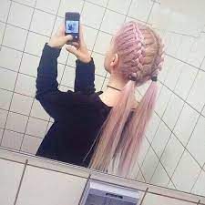 Two French Braids Halfway Hair Styles Hairstyle Hair Looks
