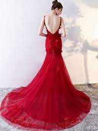 تطريز زهور بلون بلا أكمام فساتين السهرة الطويلة evening dresses long dresses embroidery gifts