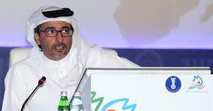 وصف وزير الثقافة والرياضة القطري صلاح بن غانم العلي تأهل منتخب بلاده إلى نهائي وقال: ÙˆØ²ÙŠØ± Ø§Ù„Ø±ÙŠØ§Ø¶Ø© Ø§Ù„Ù‚Ø·Ø±ÙŠ Ø£Ø¹Ø§Ù† Ø§Ù„Ù„Ù‡ Ù…Ù† ÙŠÙ†Ø¸Ù… Ù…ÙˆÙ†Ø¯ÙŠØ§Ù„Ø§ Ø¨Ø¹Ø¯ Ù‚Ø·Ø± Ø§Ù„Ø®Ù„ÙŠØ¬ Ø£ÙˆÙ†Ù„Ø§ÙŠÙ†