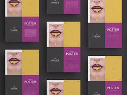 Brand Top View Poster Mockup In Grid Poster Mockup Poster Mockup Grid Poster Mockup Design