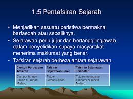 Masa silam dan ruang dalam. Bab 1 Tingkatan Pengertian Sejarah 1 6 Kepentingan Sejarah Ppt Download