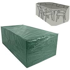 Fern umbrella hole zip round vinyl fitted dining tablecloth patio picnic cover ideal for covering your outdoor table, this table cover will work out perfectly well on your patio. Greenbay Rectangular Garden Furniture Cover Dustproof Anti Uv Patio Dining Set Cover For Outdoor Table And Chair 280 X 206 X 108cm