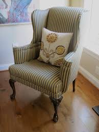 1960 S Queen Anne Style Wing Back Fireside Chair Queen Anne Living Room Furniture Fireside Chairs Furniture
