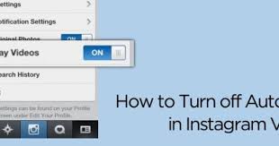 How To Turn Off Autoplay Videos On Iphone And Ipad Clear Search History Iphone Instagram Video
