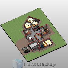 A contemporary double story house plan. 4 Bedroom House Plan South Africa Home Designs Nethouseplansnethouseplans