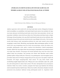 Autisme bermaksud kecacatan mental seumur hidup yang. Http Www Ftsm Ukm My File Research Technicalreport Pta Ftsm 2019 043 Pdf