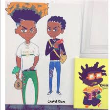 This kid needs an intervention. Other Painting Of Kodak Black The Boondocks Cartoon Poshmark