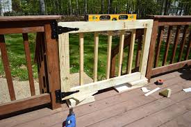 The gate face will have t&g, etc (some weight). Deckgate Literally How To Make A Deck Gate Young House Love