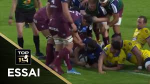 Union bordeaux bègles is a rugby team in the top 14 in the ligue nationale de rugby. Top 14 Essai De Clement Maynadier Ubb Bordeaux Begles Clermont Barrages Saison 2020 2021 Youtube