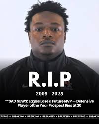 SAD NEWS: Eagles Lose a Future MVP — Defensive Player of the Year Prospect  Dies at 20 #EaglesNation #FlyEaglesFly #Phillies