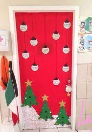 Classroom christmas door decorating ideas. 41 Cute Christmas Door Decoration Ideas For Your Holiday Inspirati Diy Christmas Door Decorations Door Decorations Classroom Christmas Christmas Classroom Door
