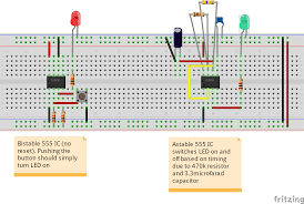555 timer for dc to dc converter circuit for more. Bistable And Astable 555 Ic Interfere With Each Other Electrical Engineering Stack Exchange