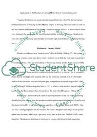 Always write down all communication: Application Of The Henderson Nursing Model From A Holistic Perspective Article
