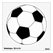 Soccer Ball Wall Decal Zazzle Com Soccer Ball Soccer Football Printables