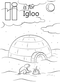Nov 19, 2020 · igloo coloring page winter this igloo coloring page features a picture of an igloo to color for winter. Igloo Letter I Coloring Page Free Printable Coloring Pages For Kids