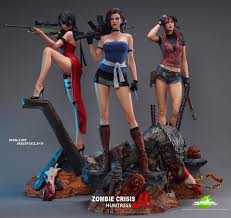 Statue #adawong #leon gw rela jadi zombie kl yg digigit kek gini !!! Grimoire Of Horror On Twitter Greenleaf Studios Is Releasing These 1 4 Resident Evil Statues Of Claire Redfield Jill Valentine And Ada Wong Availability Is Estimated For Q2 2022 And They Ll Be The
