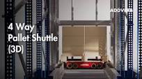 Four Way Pallet Shuttle for Automated Storage System | Multilevel AS/RS for  Pallet Storage
