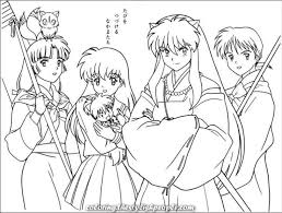 The Best Coloring Pages With Inuyasha Characters Coloring Pages Coloring Books Cute Coloring Pages