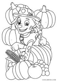 You can use our amazing online tool to color and edit the following paw patrol thanksgiving coloring pages. Free Printable Paw Patrol Coloring Pages For Kids