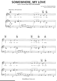 Whether you're a musician yourself or you want to work somewhere in the background of the music field, there are plenty of job opportunities. Somewhere My Love Sheet Music Dr Zhivago Sheetmusic Free Com