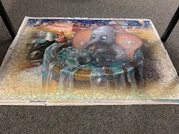 23 kg or 50 pounds box measures: 5 Out Of 10 Panels Done 40k Piece Puzzle Jigsawpuzzles